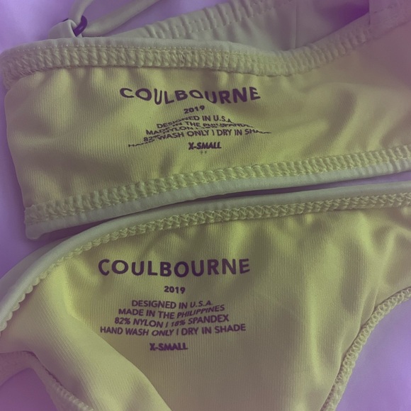 Coulbourne Bikini Set - Bliss Top & Bunni Bottom in Acid XS - Picture 5 of 5